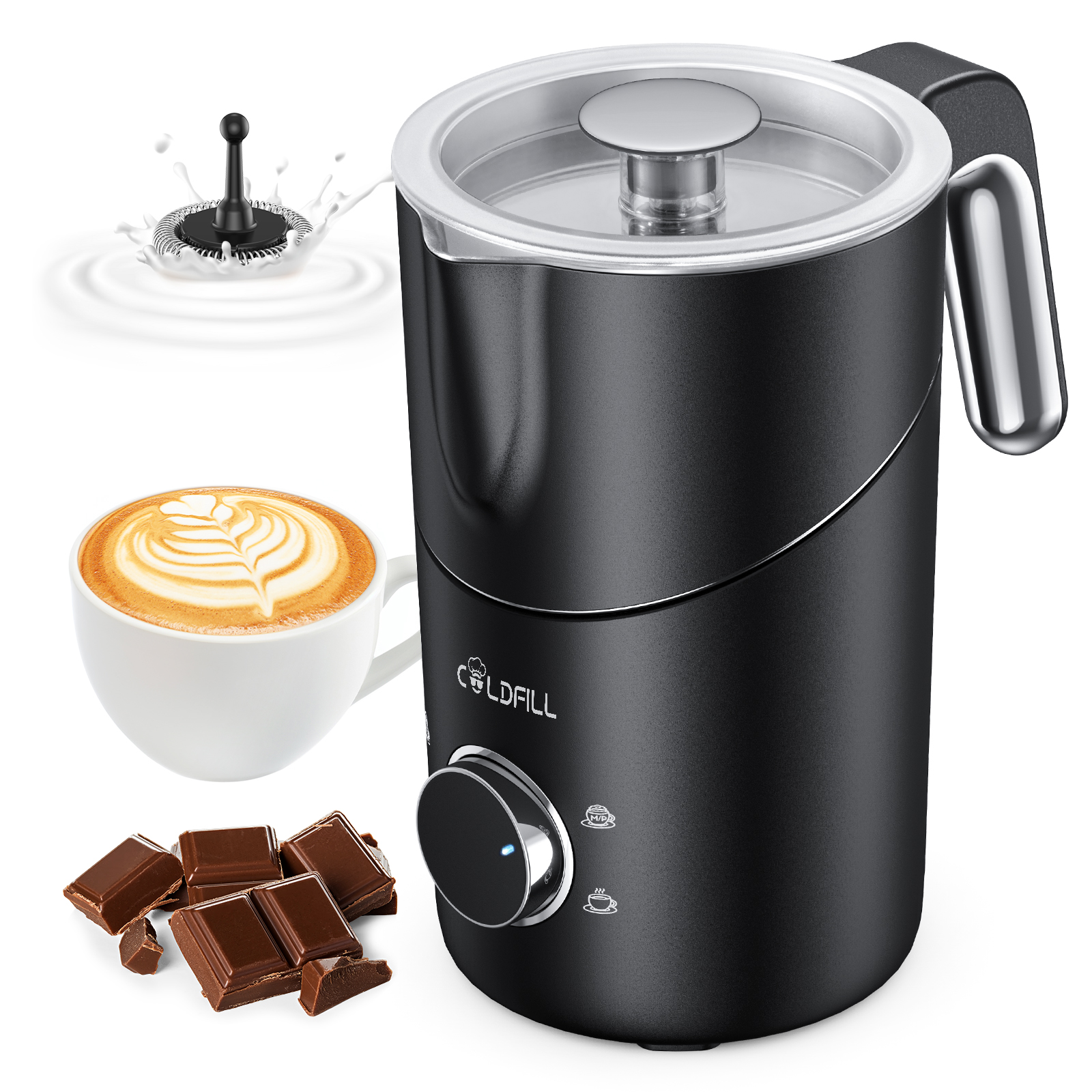 Milk Frother Automatic - Electric Milk Frother For Coffee Cappuccino