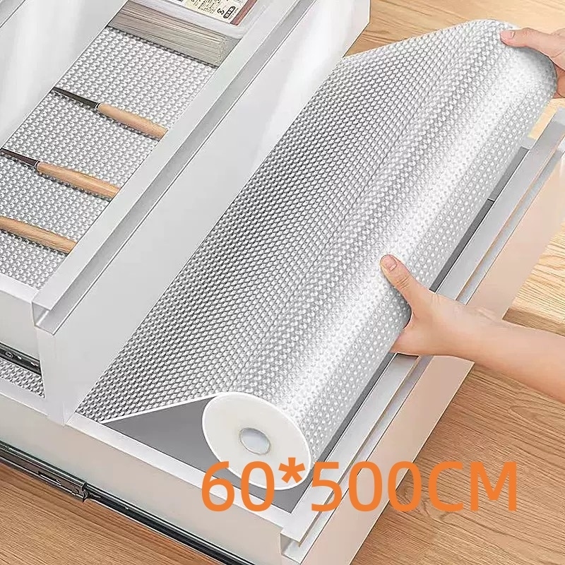 Kitchen Appliances Refrigerators - Non-Adhesive EVA Shelf Liner with Dots