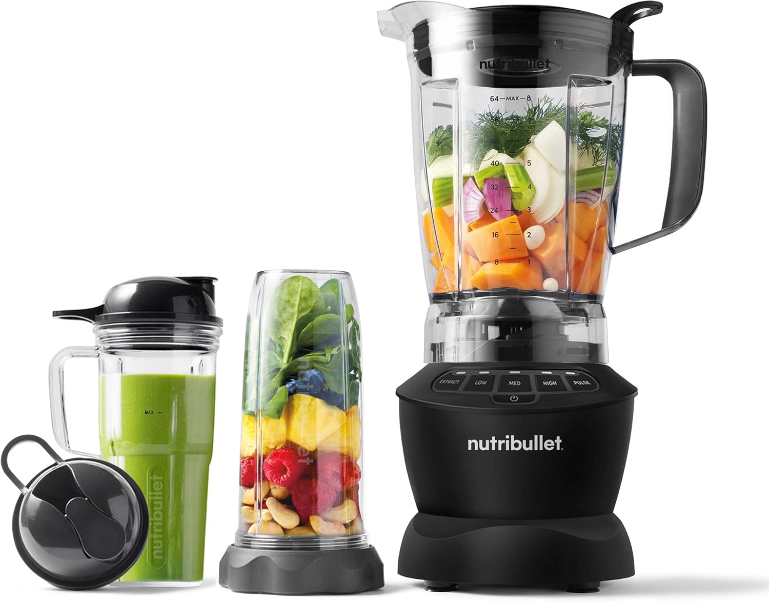 Kitchen Appliances Are - 1200W Full-Size Blender Combo in Matte