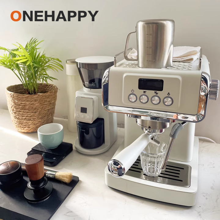 Milk Frother Automatic - 1230W Semi-Automatic Espresso Machine with Milk