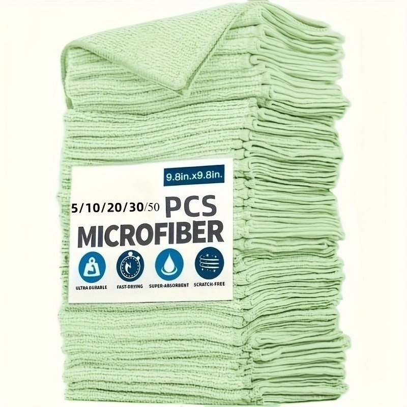 Kitchen Appliances Are - 1-50Pcs Light Green Microfiber Kitchen Towels,