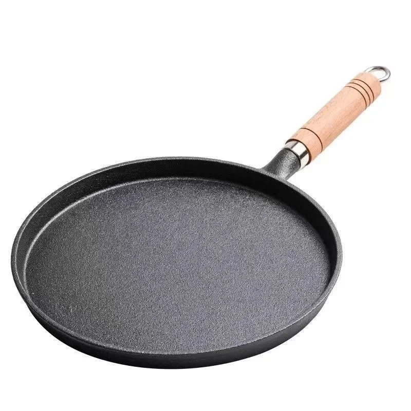 Electric Griddle Pancake - 26cm Cast Iron Frying Pan Uncoated