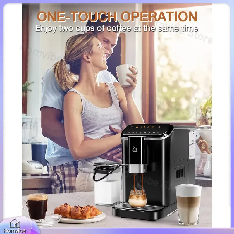 Milk Frother Automatic - 20 Bar Fully Automatic Espresso Machine