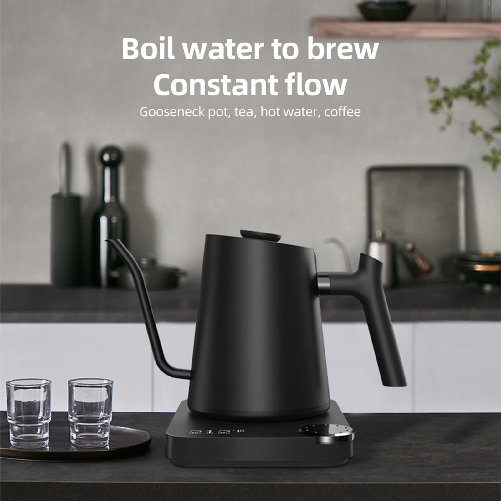 Electric Kettle Gooseneck - 110V Gooseneck Electric Kettle Stainless Steel