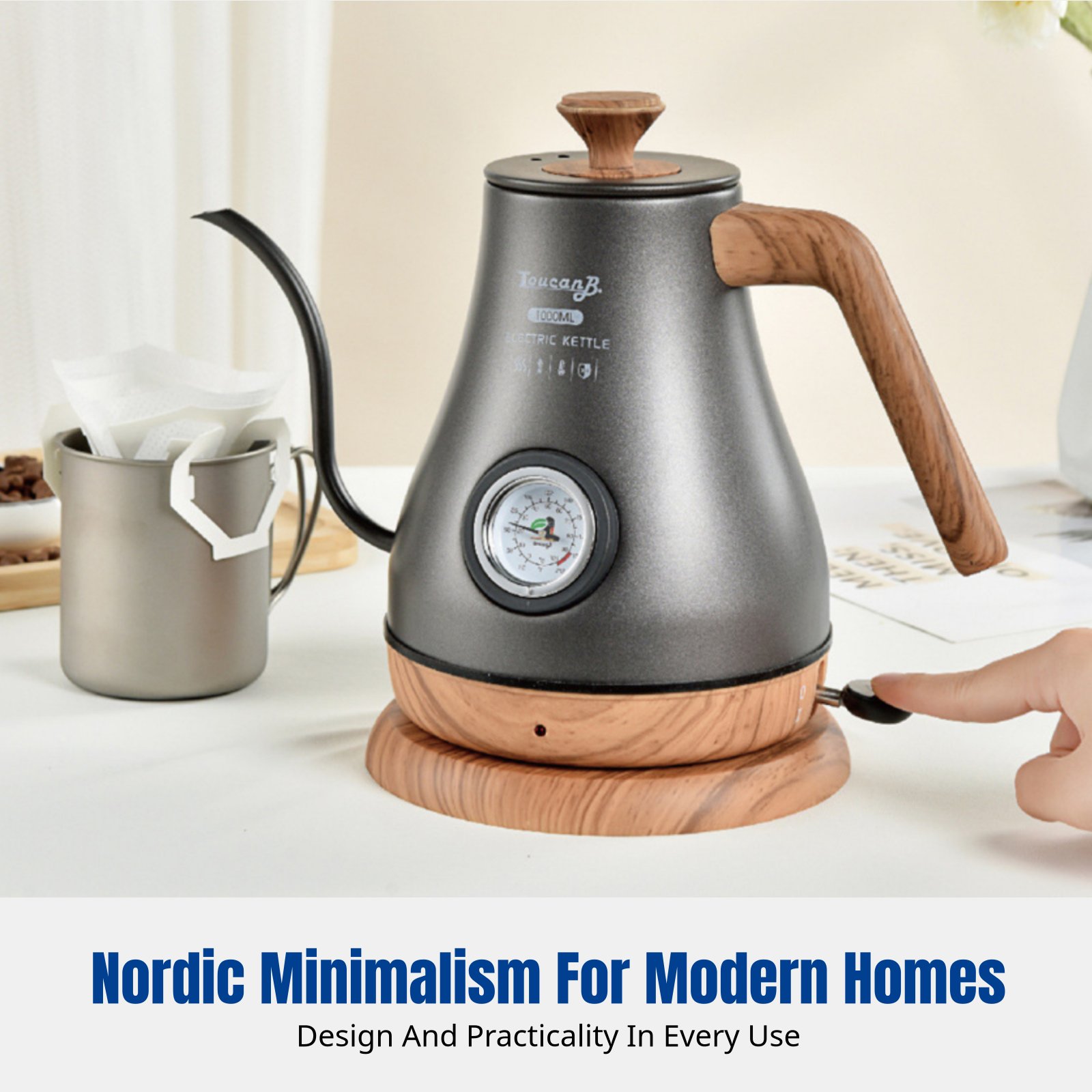 Electric Gooseneck Kettle, Sta - Electric Kettle Gooseneck 评论和价格