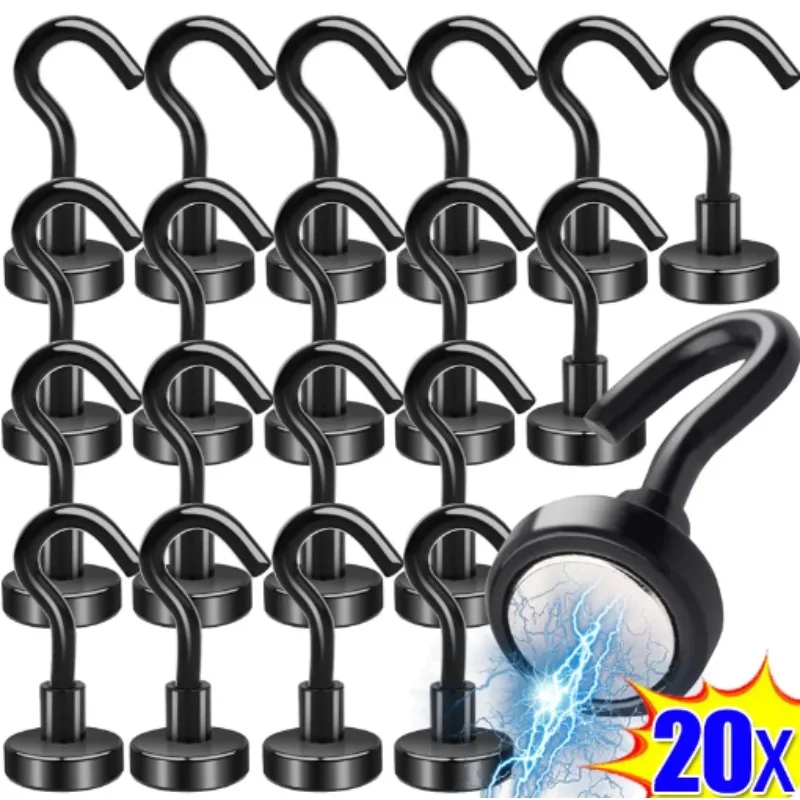 Black Strong Magnetic Hooks fo - Kitchen Appliances Refrigerators 评论和价格