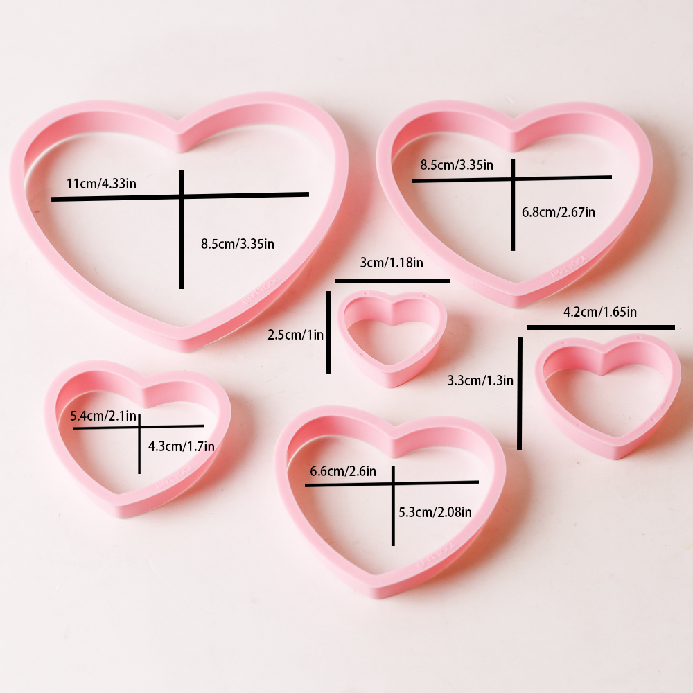 1set/3sets Pink Heart Star Flo - Kitchen Appliances Baking 评论和价格