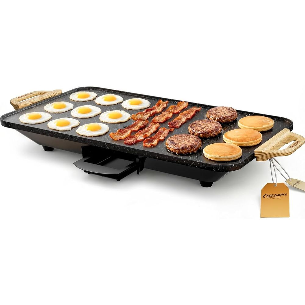 20x12 Inch Electric Griddle wi - Electric Griddle Pancake 评论和价格