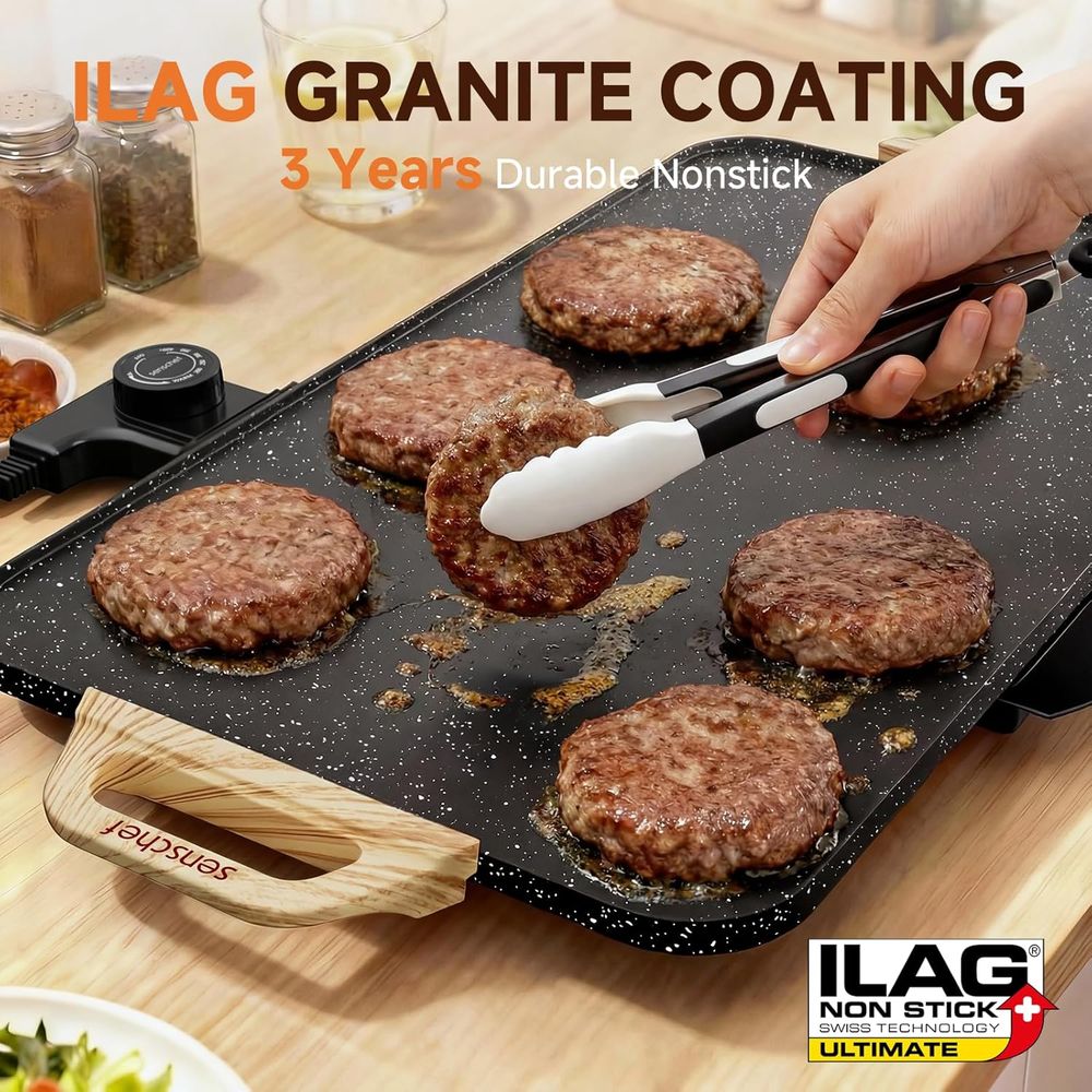 20x12 Inch Electric Griddle wi - Electric Griddle Pancake 评论和价格