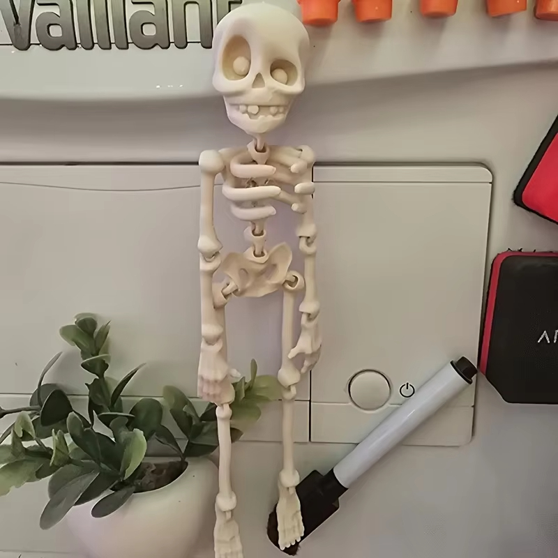 Magnetic Poseable Skull Fridge - Kitchen Appliances Refrigerators 评论和价格