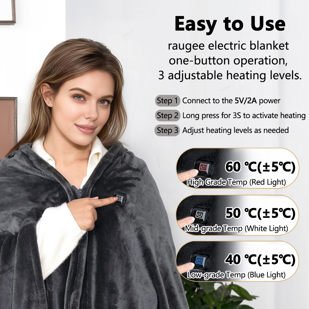 Heated Blanket USB Heating Sha - Kitchen Appliances Electric Stove 评论和价格