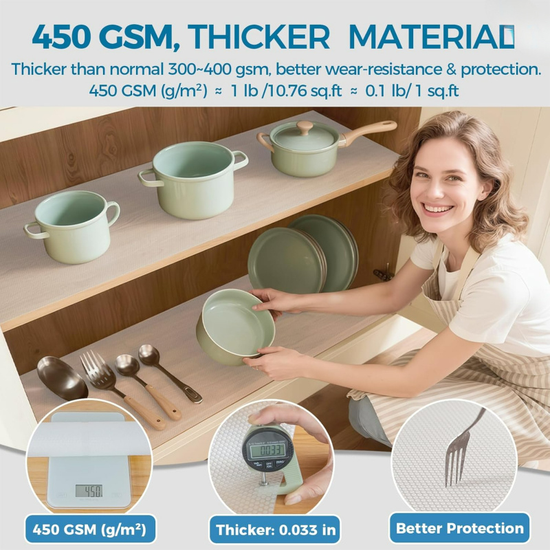 Non-Adhesive EVA Shelf Liner w - Kitchen Appliances Refrigerators 评论和价格