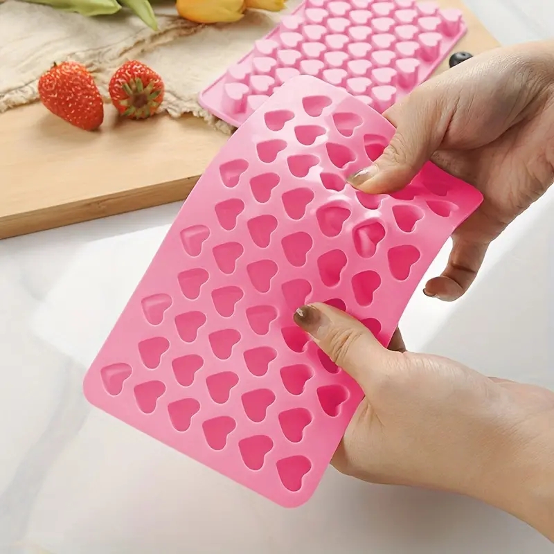 55 Mini Heart Shapes Silicone  - Kitchen Appliances Baking 评论和价格