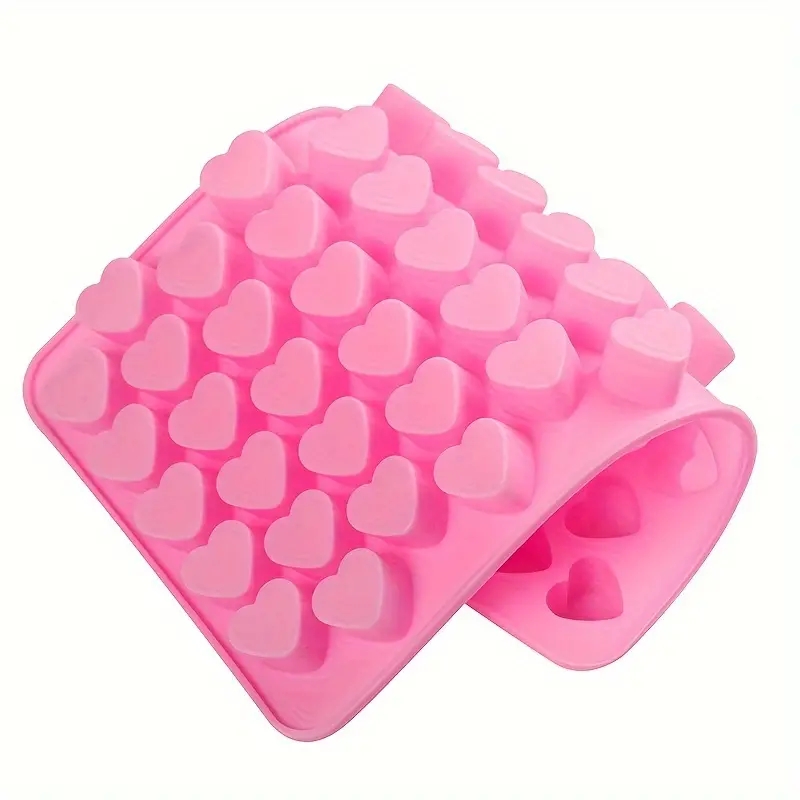 55 Mini Heart Shapes Silicone  - Kitchen Appliances Baking 评论和价格