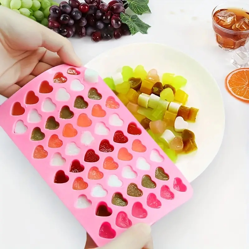 55 Mini Heart Shapes Silicone  - Kitchen Appliances Baking 评论和价格