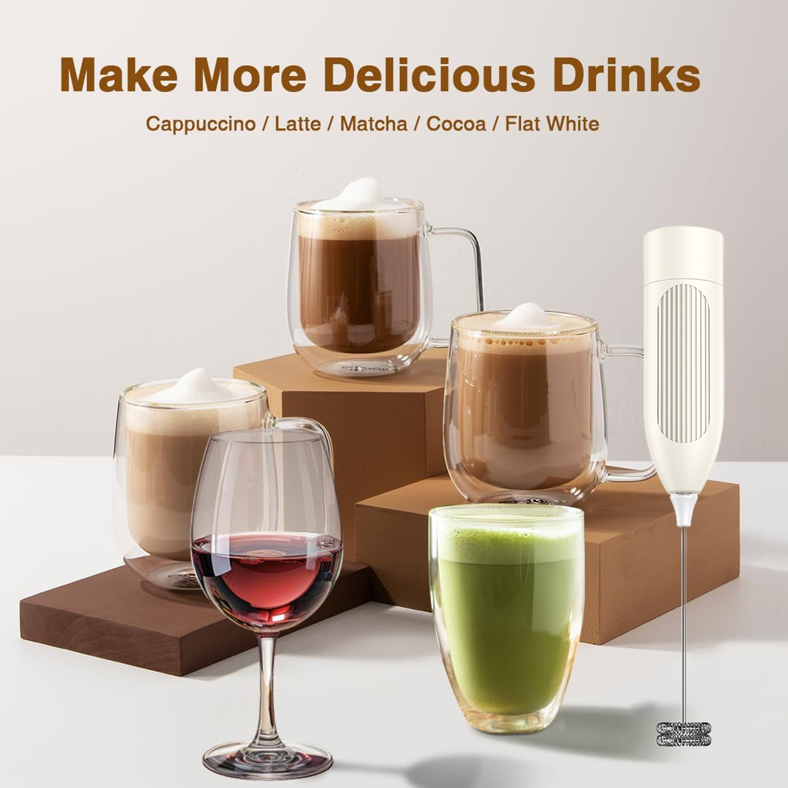 Milk Frother Handheld Electric - Yogurt Maker Electric 评论和价格