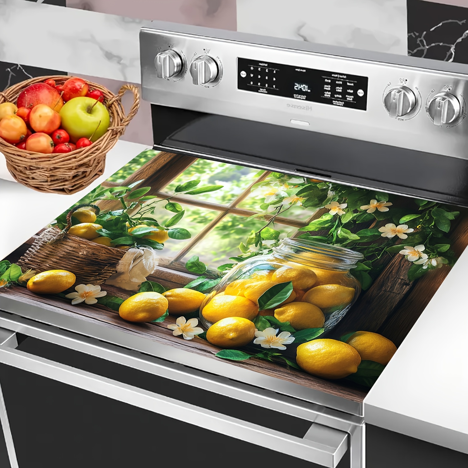 Lemon Window Stove Top Cover,  - Kitchen Appliances Electric Stove 评论和价格
