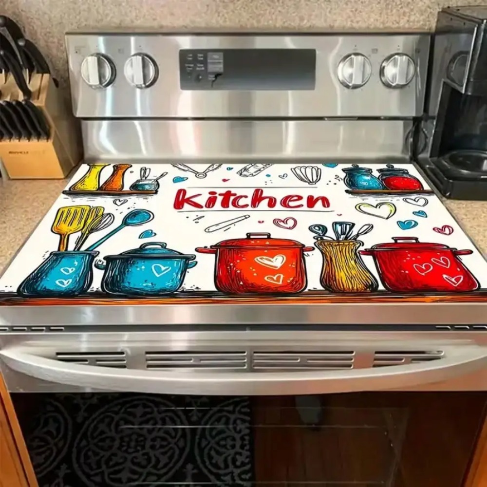 1pc Kitchen Stove Cover Protec - Kitchen Appliances Electric Stove 评论和价格