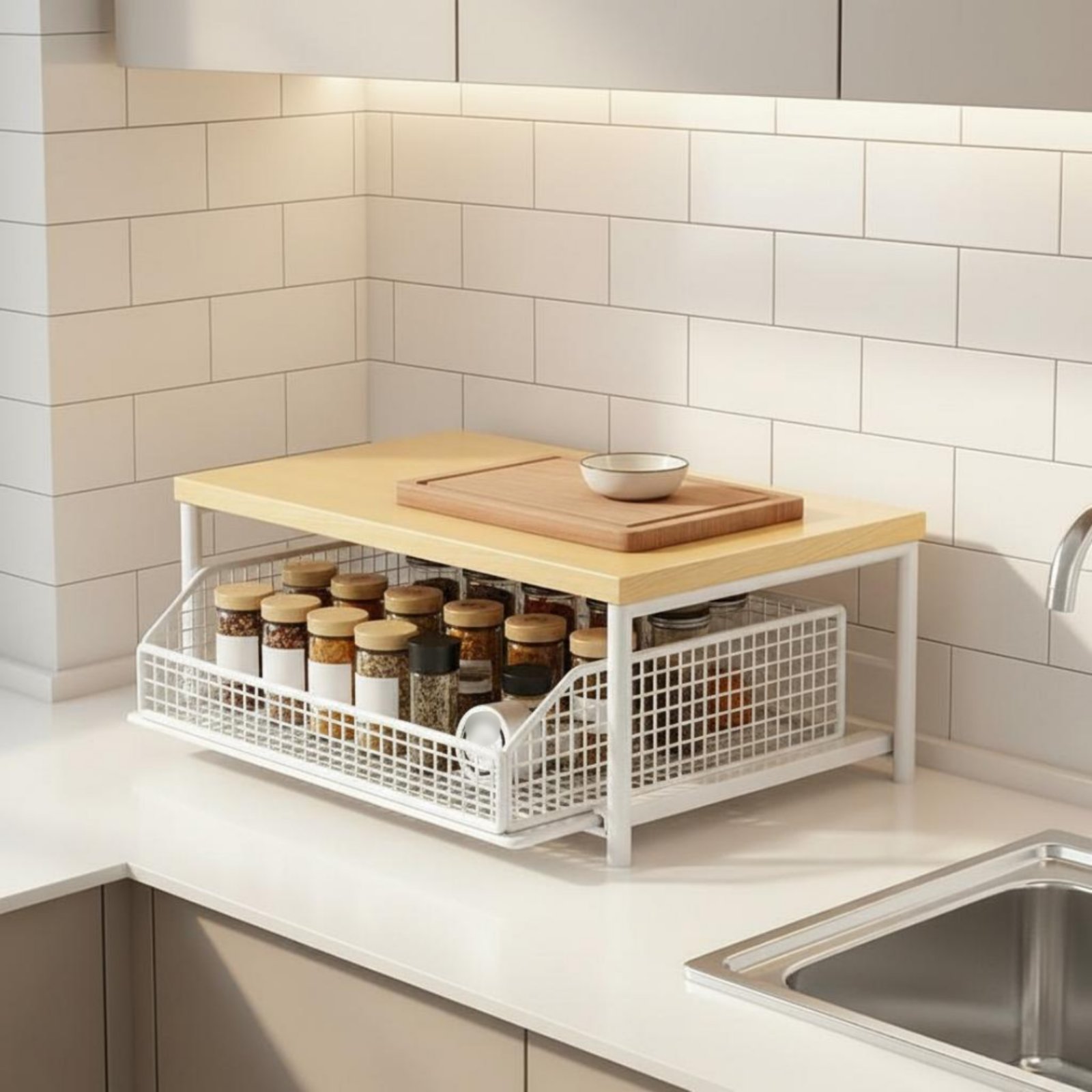 2-Tier Kitchen Counter Rack Sp - Kitchen Appliances Are 评论和价格
