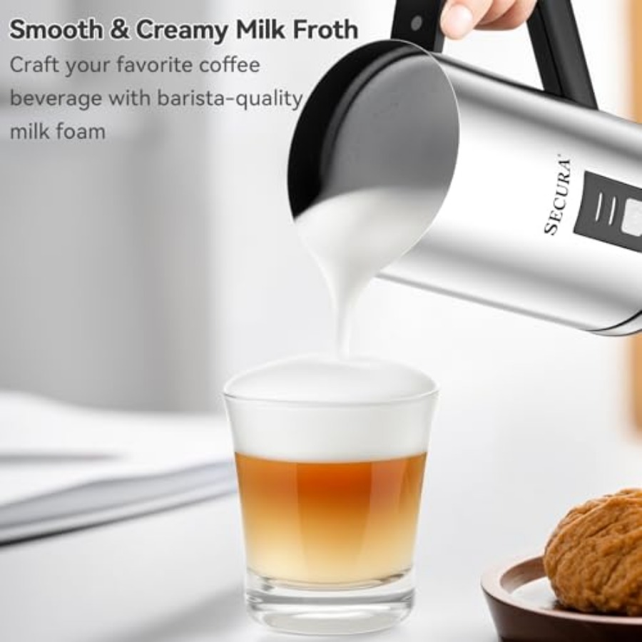 Milk Frother Electric Milk Ste - Milk Frother Automatic 评论和价格