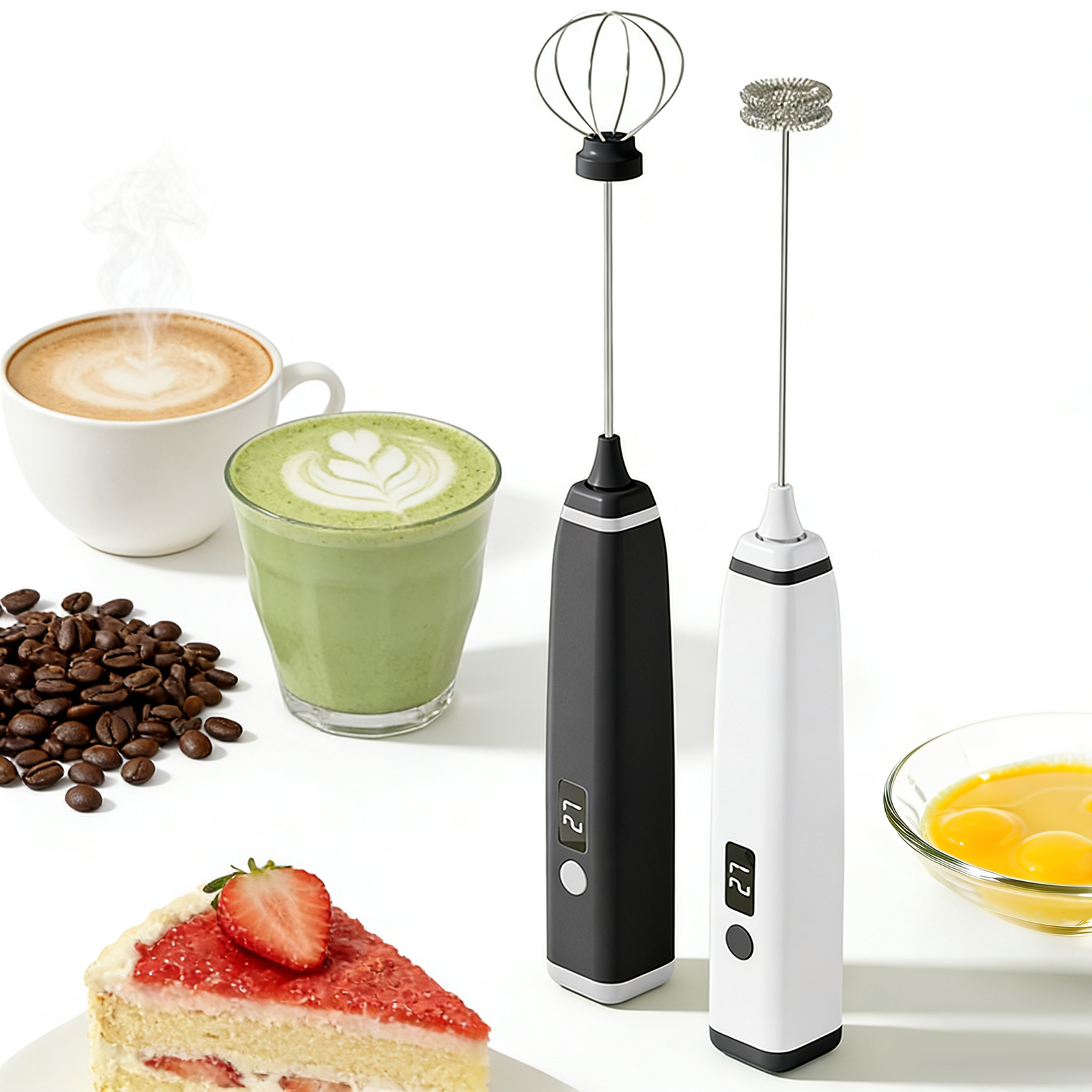 Cordless Handheld Milk Frother - Yogurt Maker Electric 评论和价格