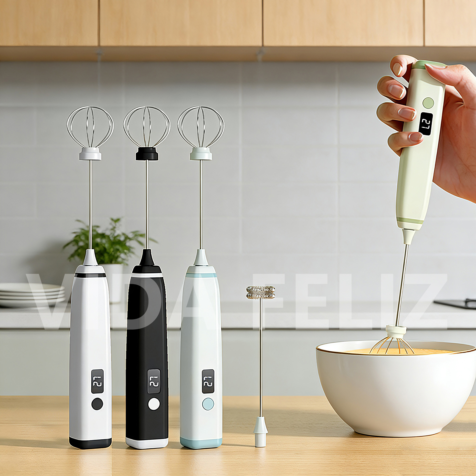 Cordless Handheld Milk Frother - Yogurt Maker Electric 评论和价格