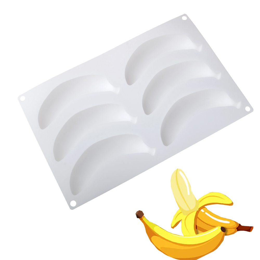 6 or 12 Cells Banana Design Si - Kitchen Appliances Baking 评论和价格