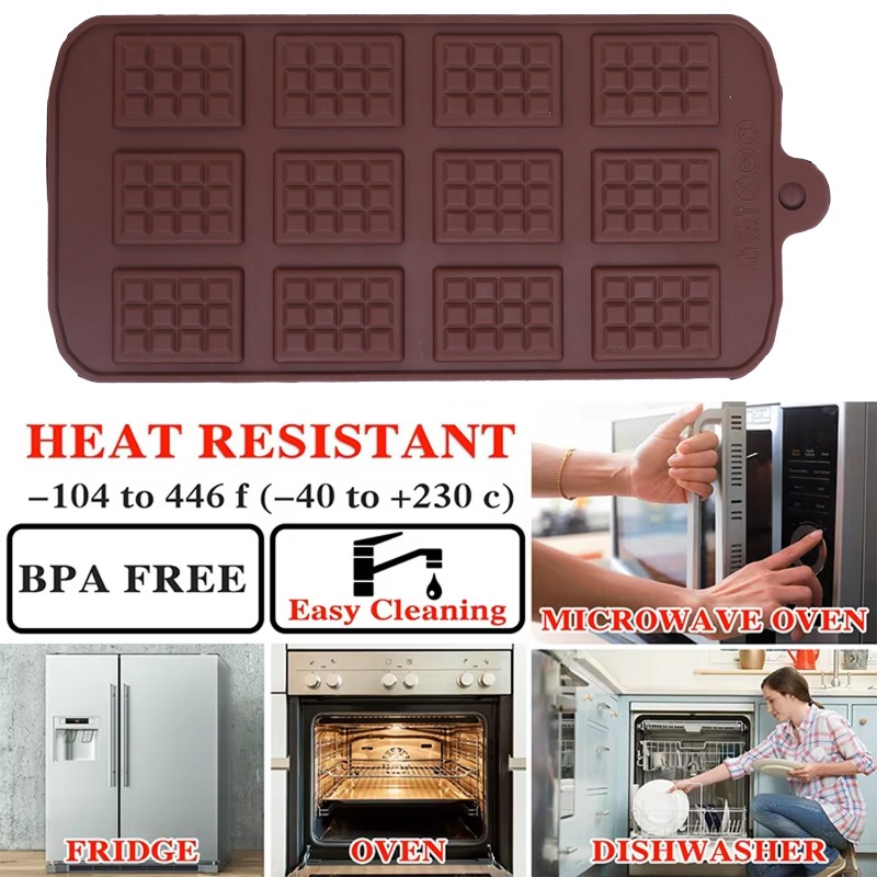 Silicone Chocolate Mold 12 Eve - Kitchen Appliances Baking 评论和价格