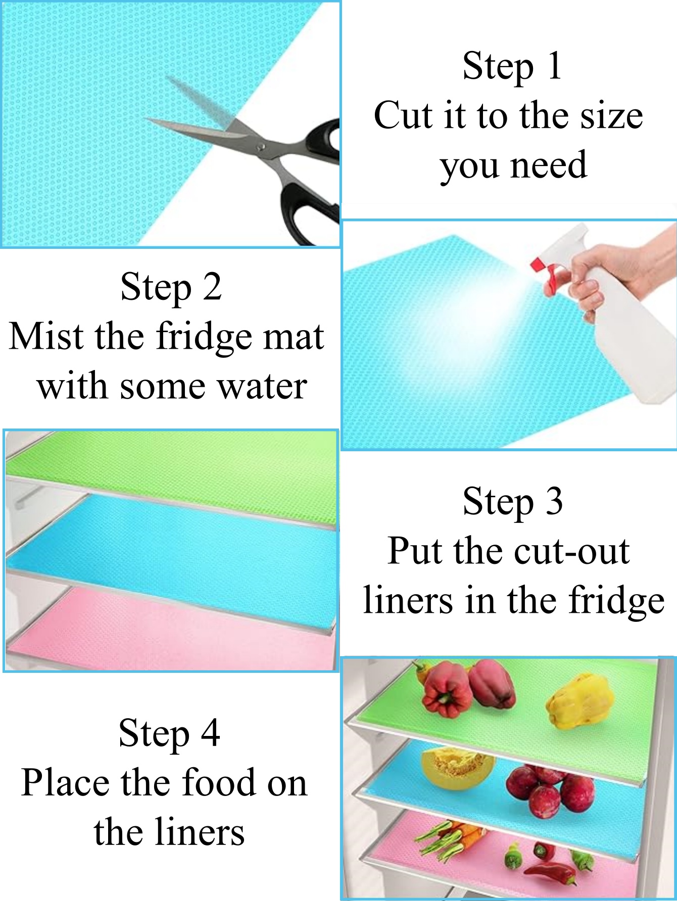 4PCS EVA Waterproof Refrigerat - Kitchen Appliances Refrigerators 评论和价格