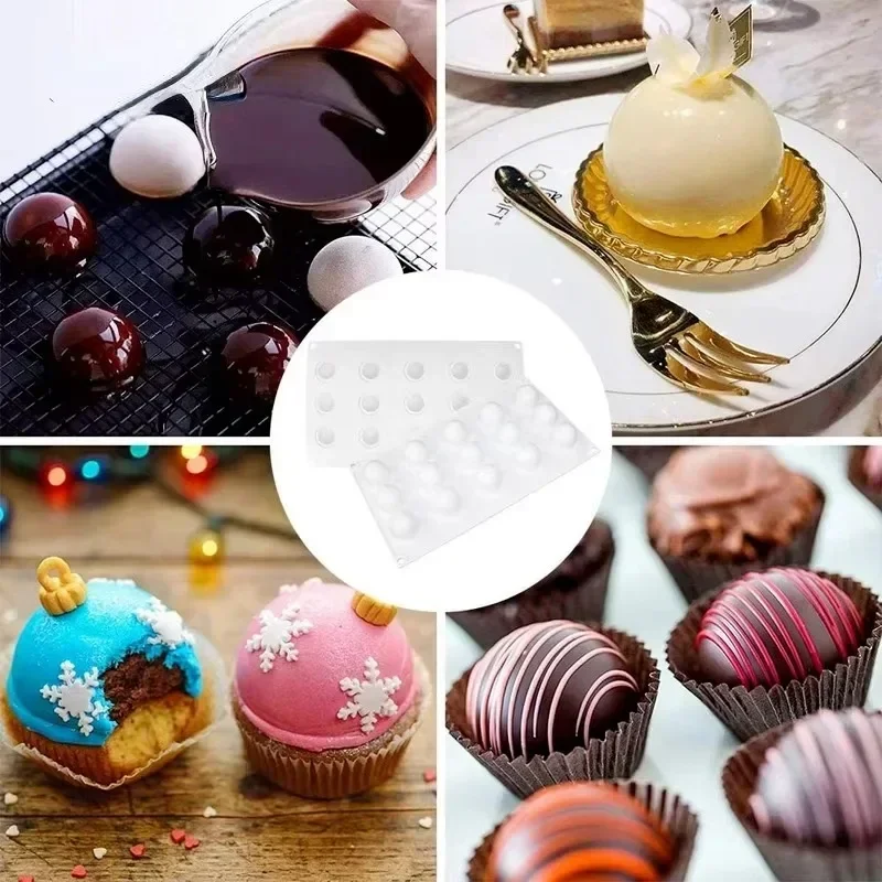 3D Sphere Silicone Mold For Mo - Kitchen Appliances Baking 评论和价格