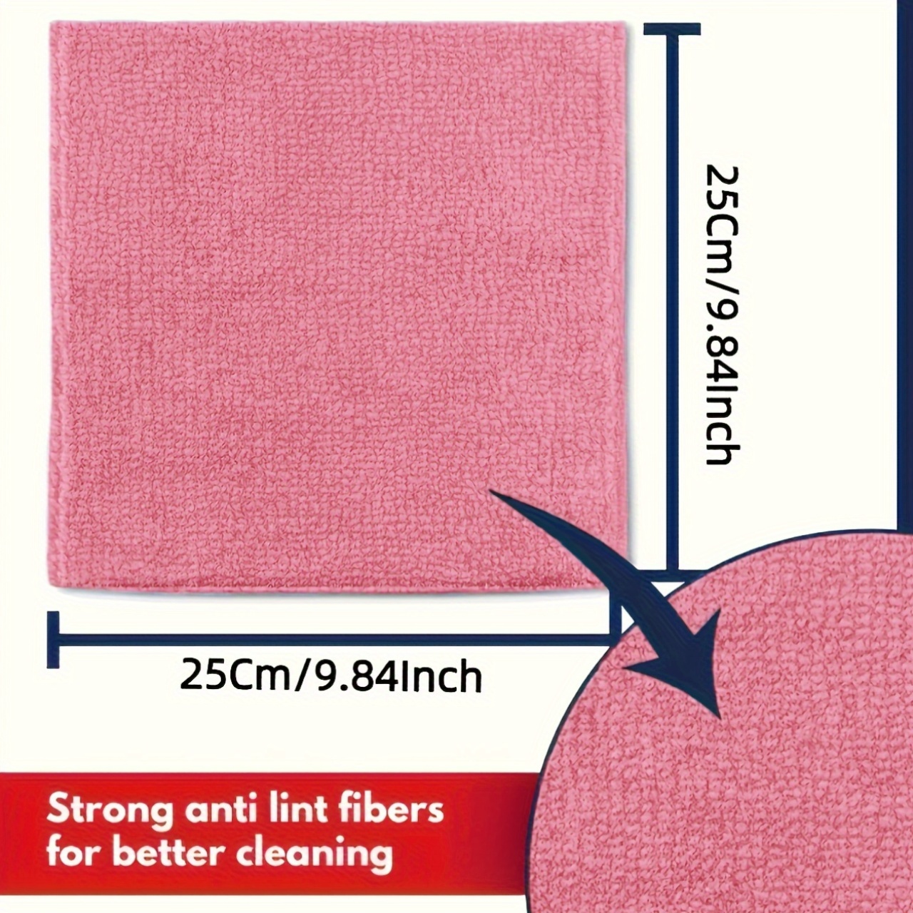 1-50Pcs Light Pink Microfiber  - Kitchen Appliances Are 评论和价格