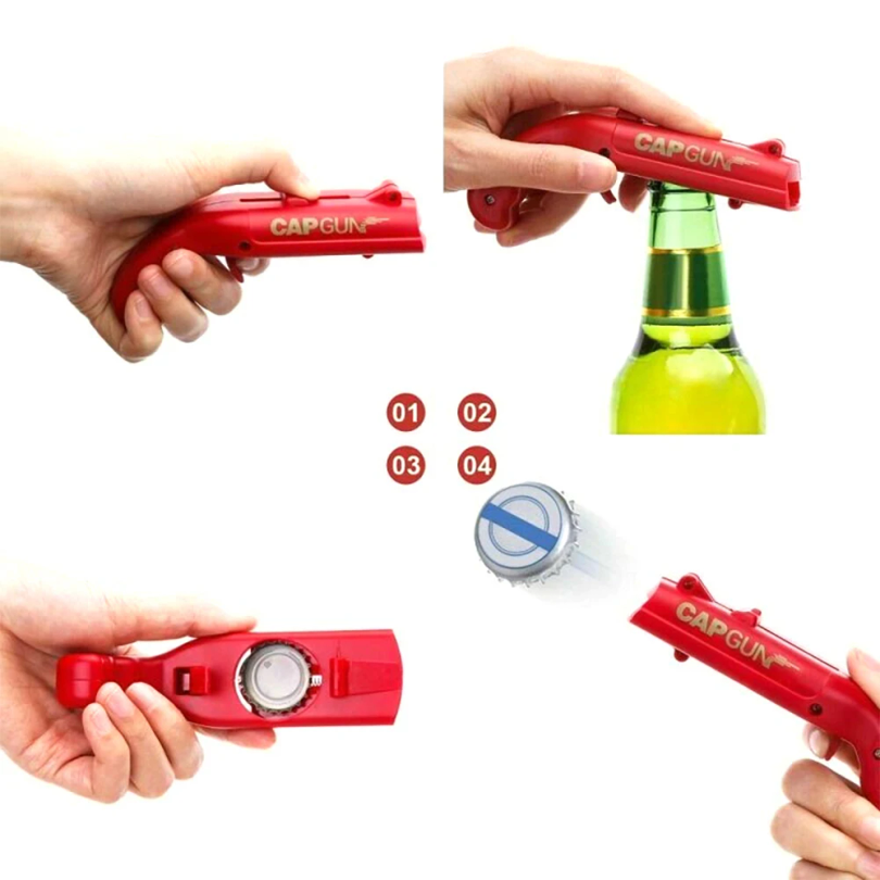 Cap Gun Beer Bottle Opener Por - Kitchen Appliances Best 评论和价格