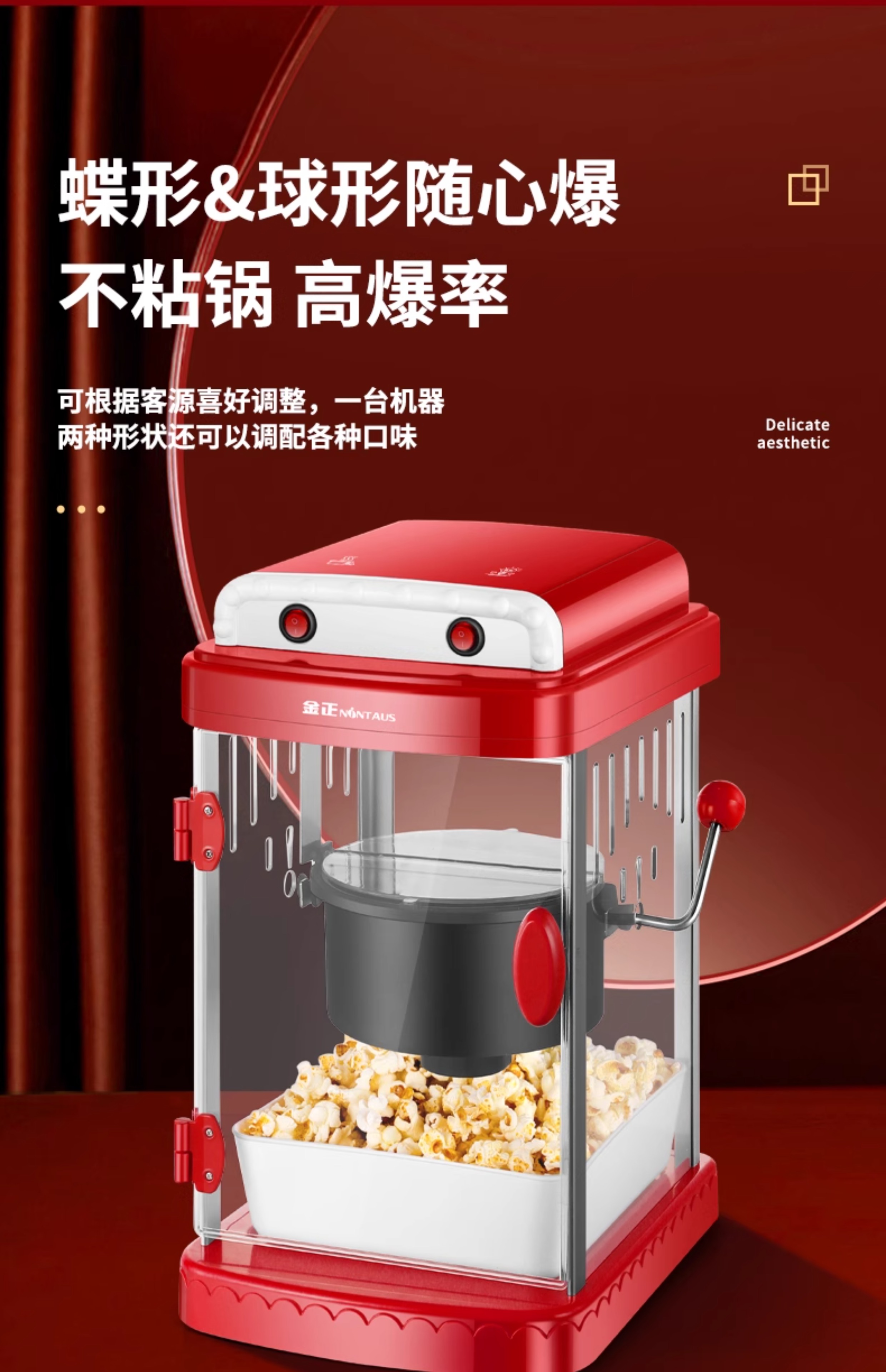 220V NINTAUS Popcorn Maker Com - Air Popcorn Maker 评论和价格
