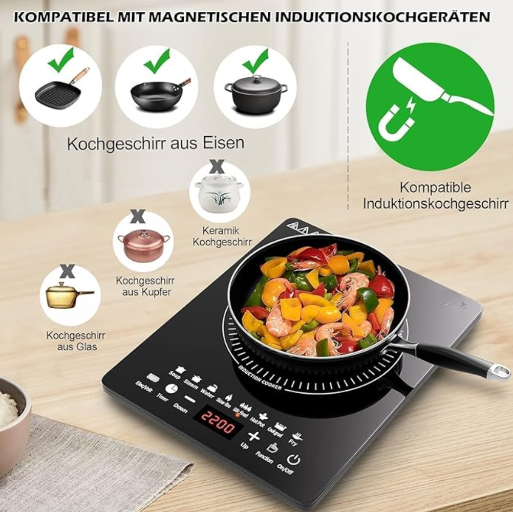 Ultra-thin single stove induct - Kitchen Appliances Quality 评论和价格