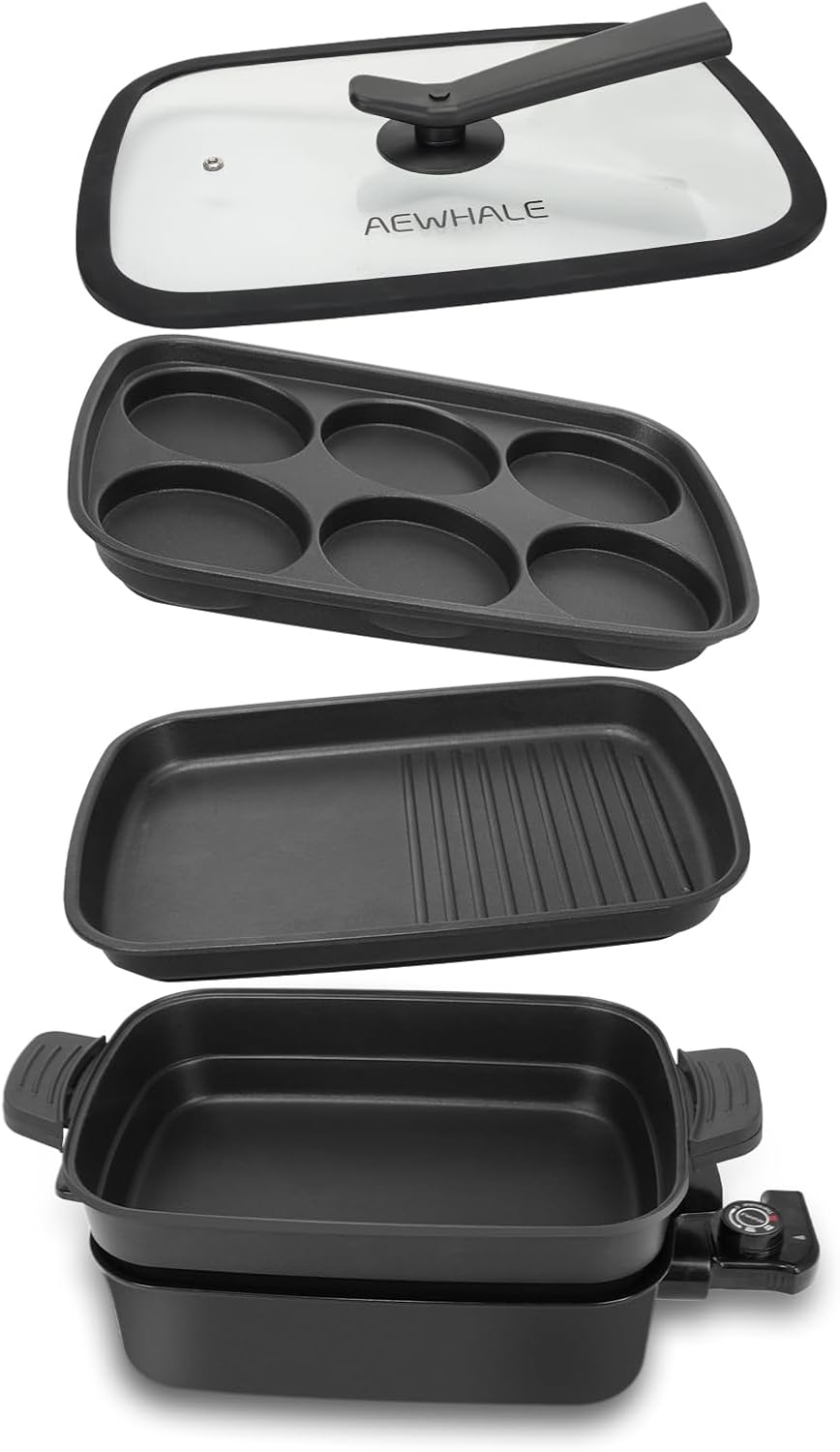 3-in-1 Multifunctional Electri - Electric Griddle Pancake 评论和价格