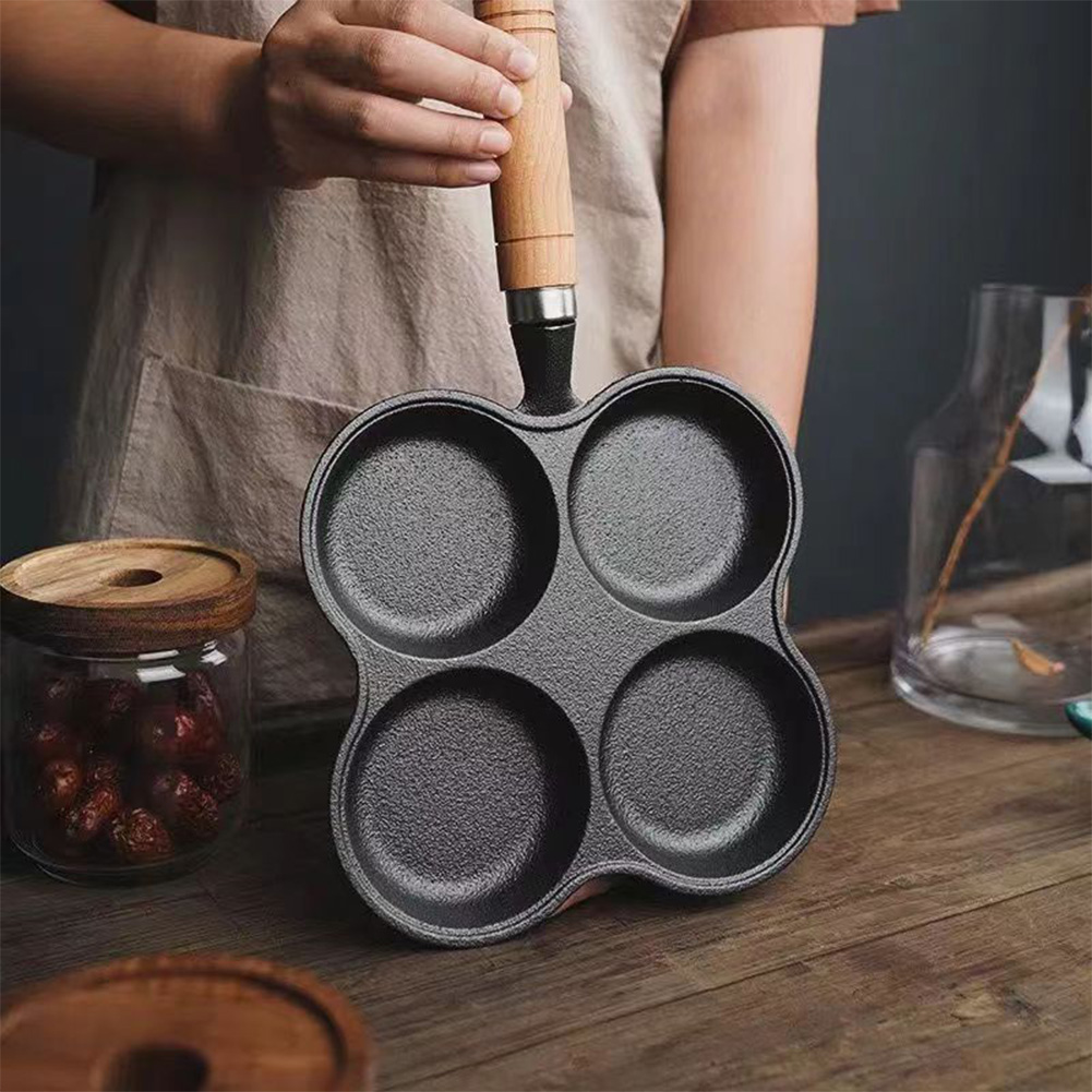 4-Hole Frying Pan Non Stick Br - Electric Griddle Pancake 评论和价格