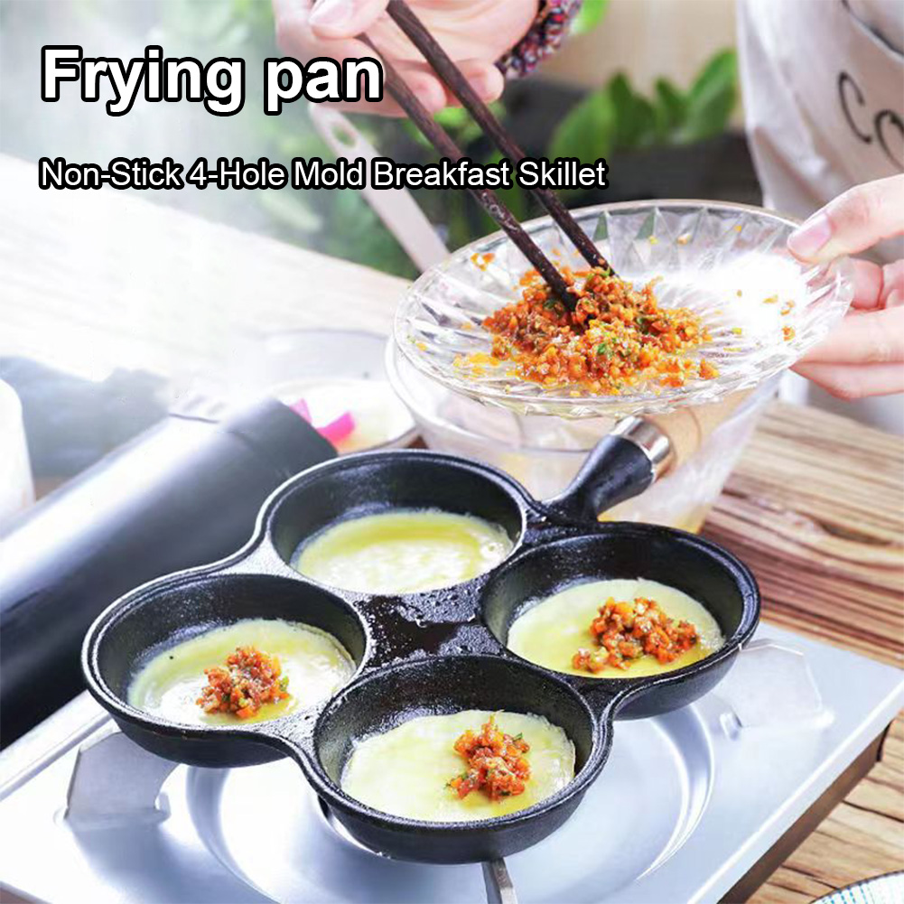 4-Hole Frying Pan Non Stick Br - Electric Griddle Pancake 评论和价格