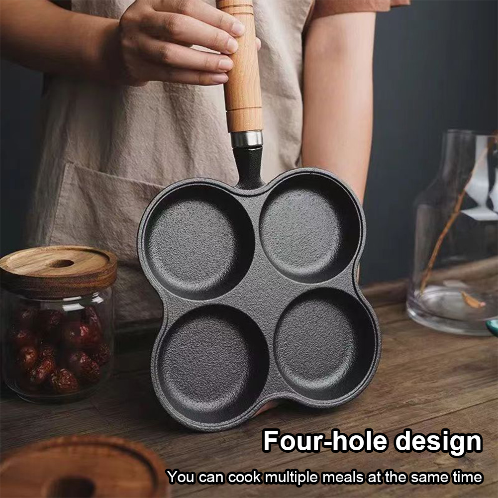 4-Hole Frying Pan Non Stick Br - Electric Griddle Pancake 评论和价格