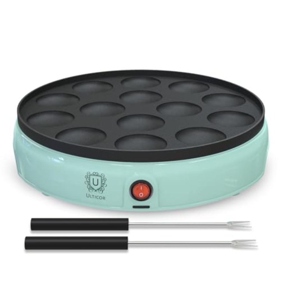 Mini Pancake Maker 14-Hole Ele - Electric Griddle Pancake 评论和价格