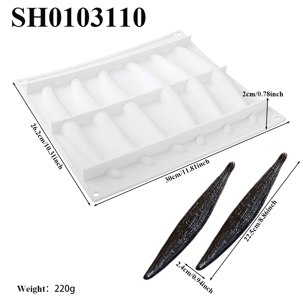 1 or 6 or 10-Cell Vanilla Pod  - Kitchen Appliances Baking 评论和价格