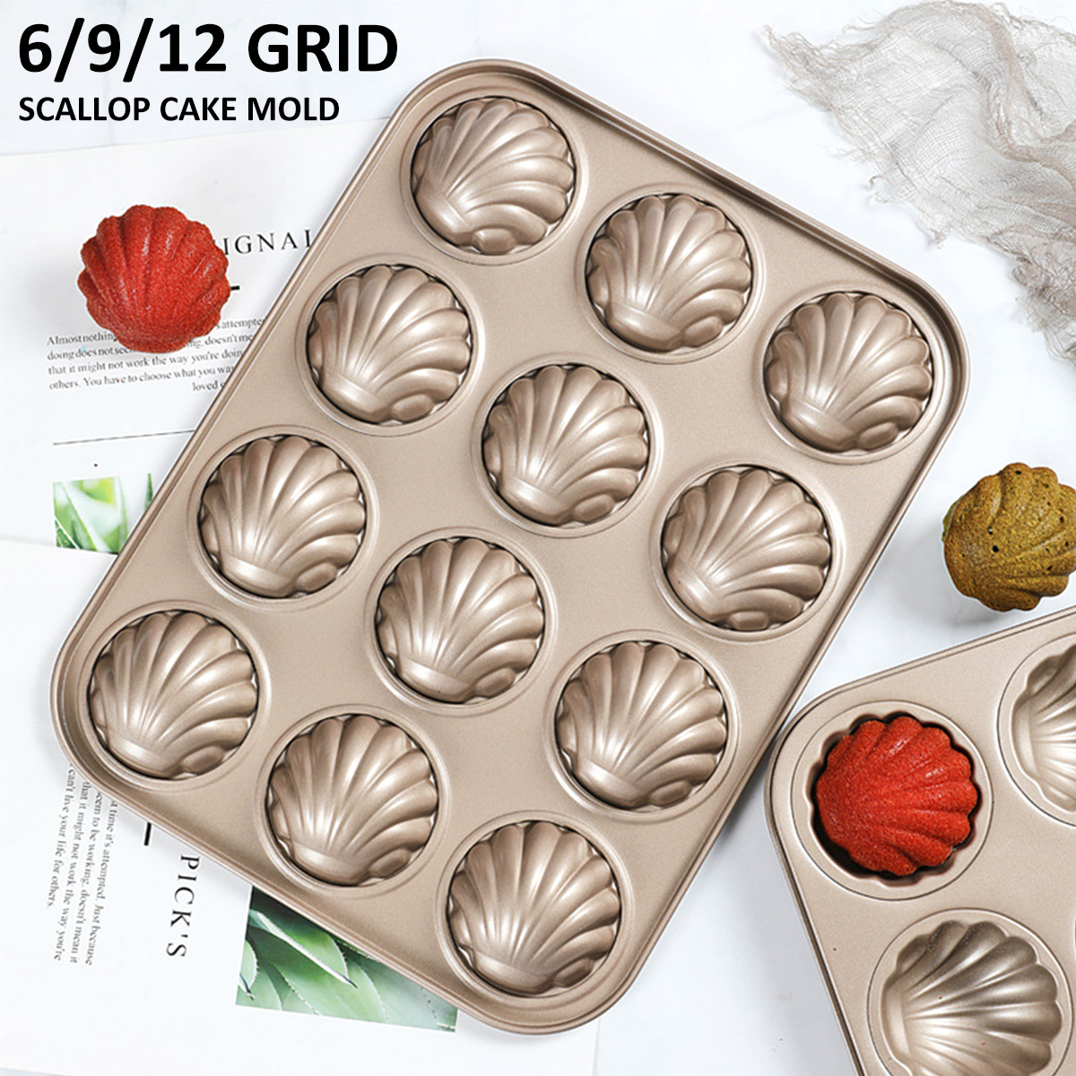 Madeleine Mold Shell Shape Bak - Kitchen Appliances Baking 评论和价格