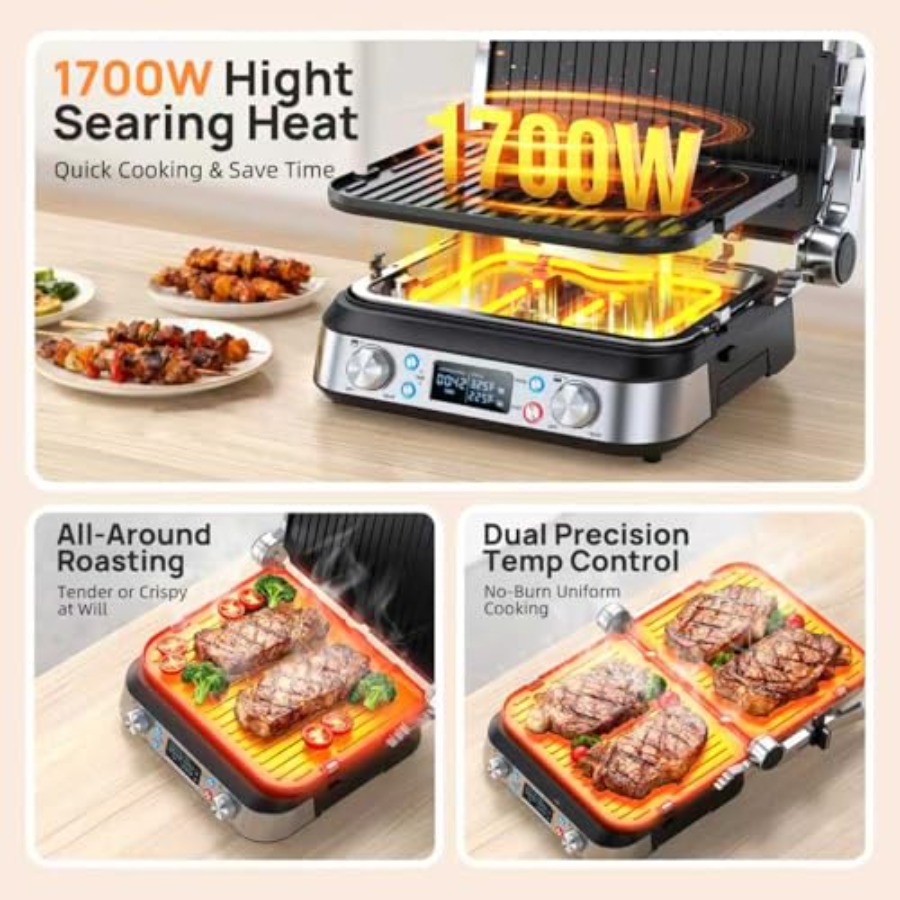 6-in-1 Electric Griddle and In - Electric Griddle Pancake 评论和价格