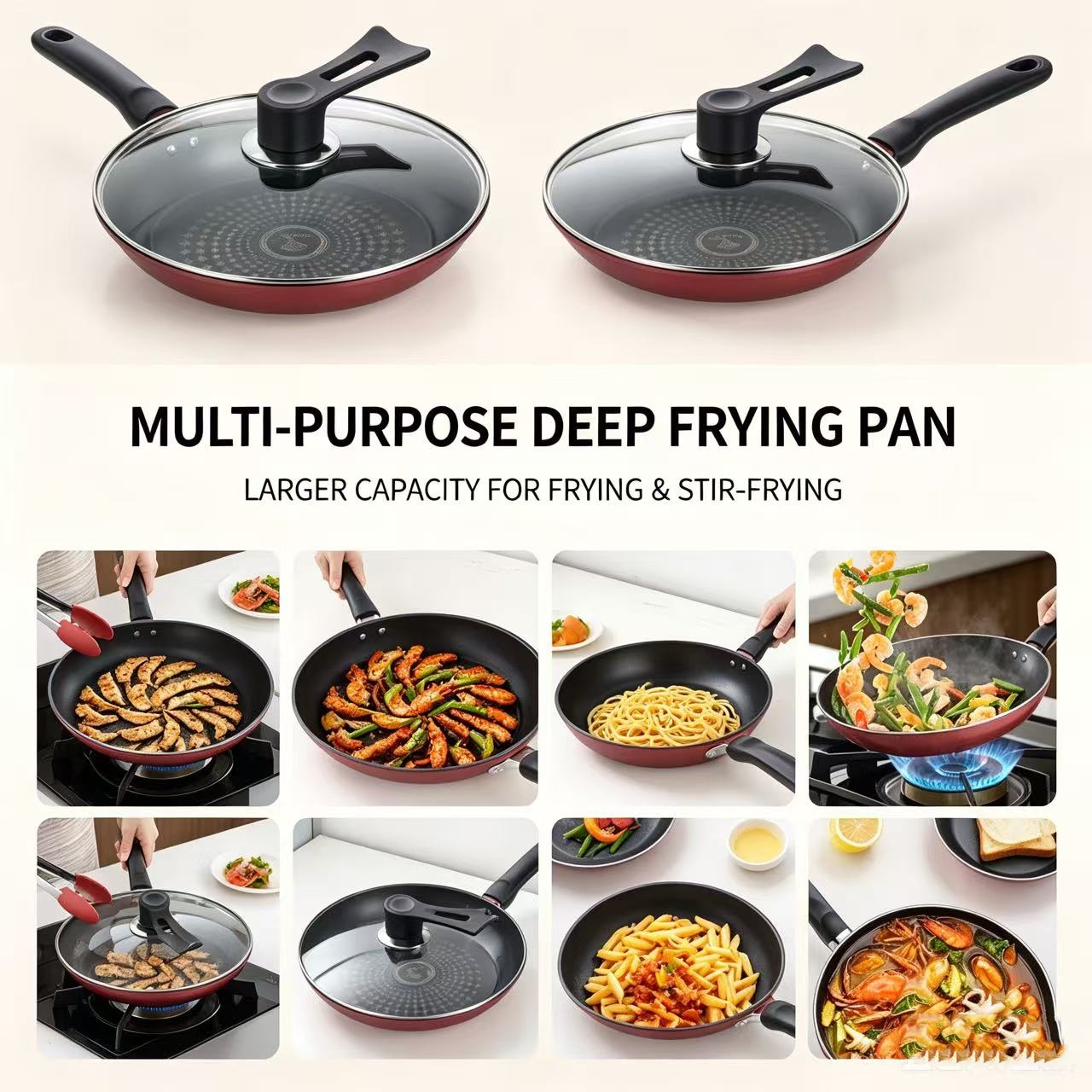 Non-Stick Cast Iron Frying Pan - Electric Griddle Pancake 评论和价格